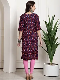 Attractive Multicoloured Printed Crepe Kurtas For Women Pack Of 4-thumb4