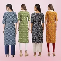 Women Stylish Crepe Printed Straight Kurta-thumb1