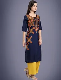 Amazing American Crepe Printed Kurti For Women-thumb1