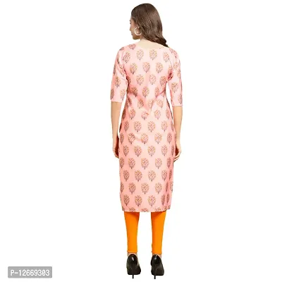 Women Crepe Digital Printed Straight Kurti  Pack of 3-thumb2