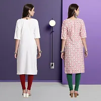 Fancy Crepe Kurtas For Women Pack Of 2-thumb1