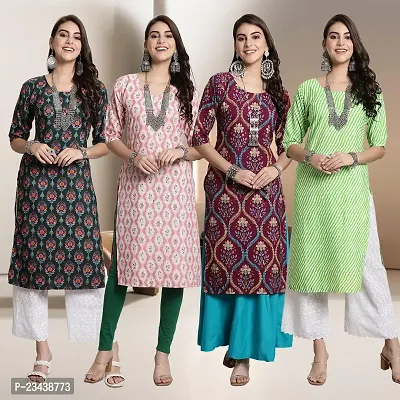 Fancy Crepe Kurtis for Women Pack Of 4