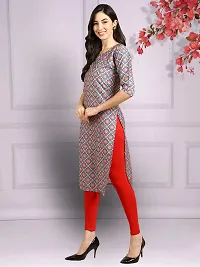 Stylish Crepe Stitched Kurta For Women-thumb1