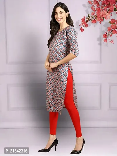 Stylish Crepe Stitched Kurta For Women-thumb2