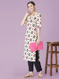 New Stylish Crepe Printed Kurta Set For Women-thumb2