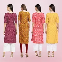 Women Stylish Crepe Printed Straight Kurta-thumb1