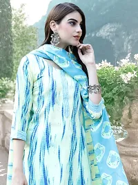 Fancy Cotton Blend Kurta Bottom And Dupatta Set For Women-thumb4