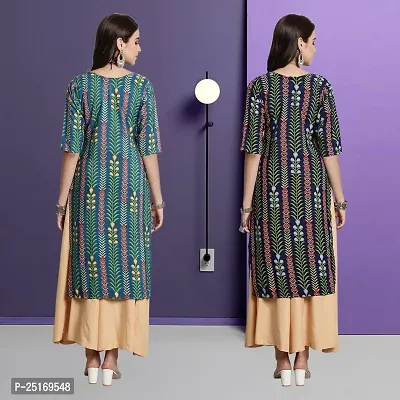 Fancy Crepe Kurtas For Women Pack Of 2-thumb2