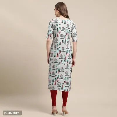 Women Crepe Digital Printed Straight Kurti  Pack of 6-thumb5