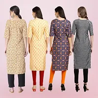 Women Stylish Crepe Printed Straight Kurta-thumb1