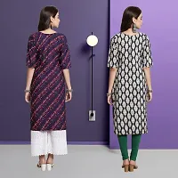 Fancy Crepe Kurtas For Women Pack Of 2-thumb1