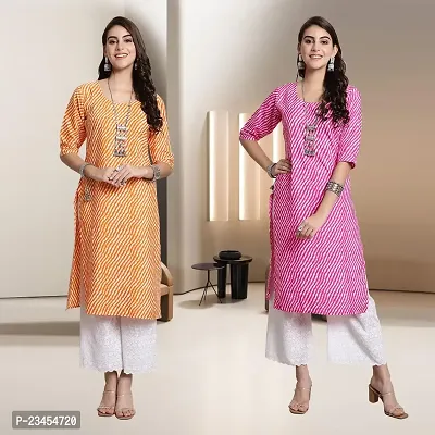 Fancy Rayon Kurtis For Women Pack Of 2