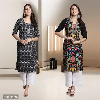 Fancy Rayon Kurtis For Women Pack Of 2