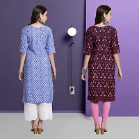 Fancy Crepe Kurtas For Women Pack Of 2-thumb1