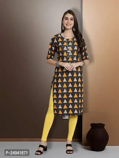 Stylish Fancy Designer Crepe Kurta For Women-thumb0