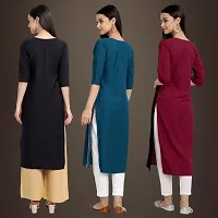 Fancy Crepe Kurtis for Women Pack Of 3-thumb1