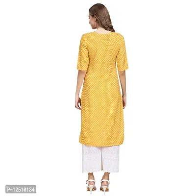 Women Crepe Digital Printed Straight Kurti  Pack of 3-thumb2