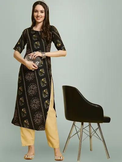 Fancy Crepe Printed Kurti