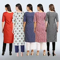 Women Stylish Crepe Printed Staright Kurta-thumb1