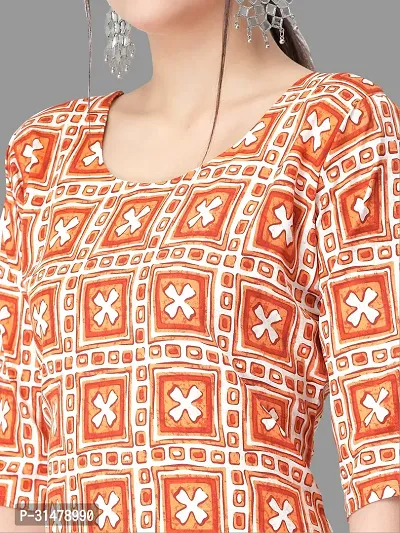 Stylish Crepe Printed Straight Kurta With Pant Set For Women-thumb4