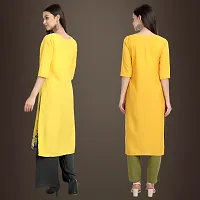 Best Trendy Crepe Printed Kurti For Women Combo Of 2-thumb1