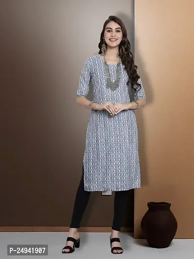 Stylish Fancy Designer Crepe Kurta For Women-thumb0