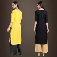 Fancy Crepe Kurtis for Women Pack Of 2-thumb1