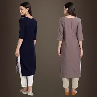 Fancy Crepe Kurtis for Women Pack Of 2-thumb1