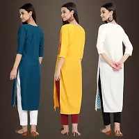 Fancy Crepe Kurtis for Women Pack Of 3-thumb1