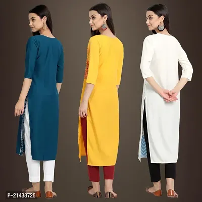 Fancy Crepe Kurtis for Women Pack Of 3-thumb2