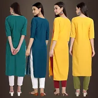 Fancy Crepe Kurtis for Women Pack Of 4-thumb1