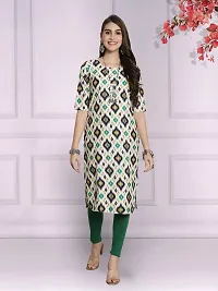 Attractive Multicoloured Printed Crepe Kurta Combo Of 2-thumb1