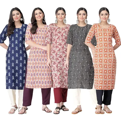 Classic Crepe Kurtis Combo For Women