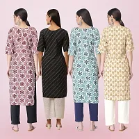 Women Stylish Crepe Printed Straight Kurta-thumb1