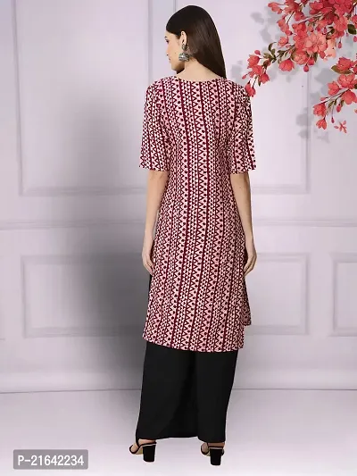 Stylish Crepe Stitched Kurta For Women-thumb3