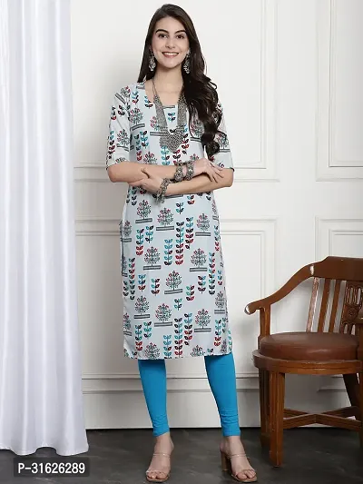 Stylish Multicoloured Crepe Kurta For Women Combo Of 3-thumb2