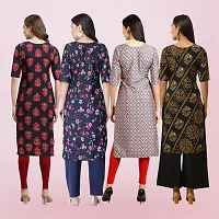 Women Stylish Crepe Printed Straight Kurta-thumb1