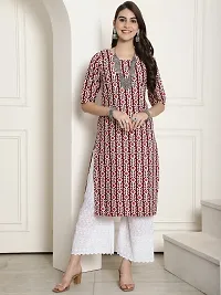 Stylish Multicoloured Crepe Kurta For Women Combo Of 3-thumb2