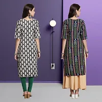 Fancy Crepe Kurtas For Women Pack Of 2-thumb1