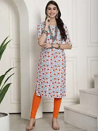 Attractive Multicoloured Printed Crepe Kurtas For Women Pack Of 4-thumb2