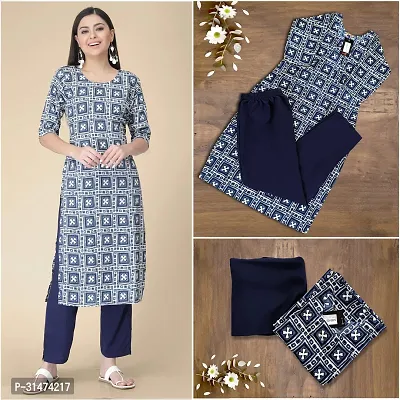 Fancy Crepe Kurta Bottom Set For Women