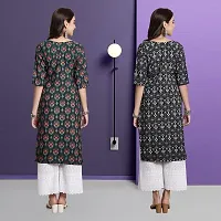 Fancy Crepe Kurtas For Women Pack Of 2-thumb1