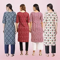 Women Stylish Crepe Printed Straight Kurta-thumb1