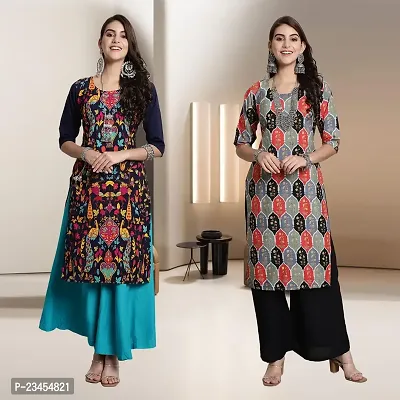 Fancy Rayon Kurtis For Women Pack Of 2