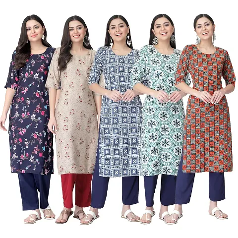 Classic Crepe Kurtis Combo For Women