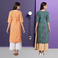 Fancy Crepe Kurtas For Women Pack Of 2-thumb1