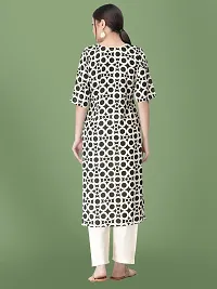 Stylish Crepe Printed Kurti For Women-thumb2