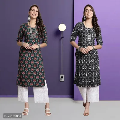 Fancy Crepe Kurtas For Women Pack Of 2