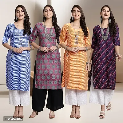 Fancy Crepe Kurtis for Women Pack Of 4