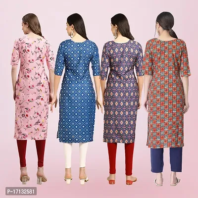 Women Stylish Crepe Printed Straight Kurta-thumb2